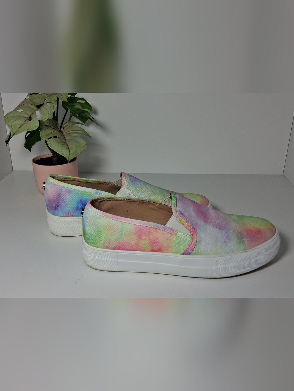 Steve Madden Multicolor Slip-On Sneakers Women's Size 7.5 - Picture 9 of 12